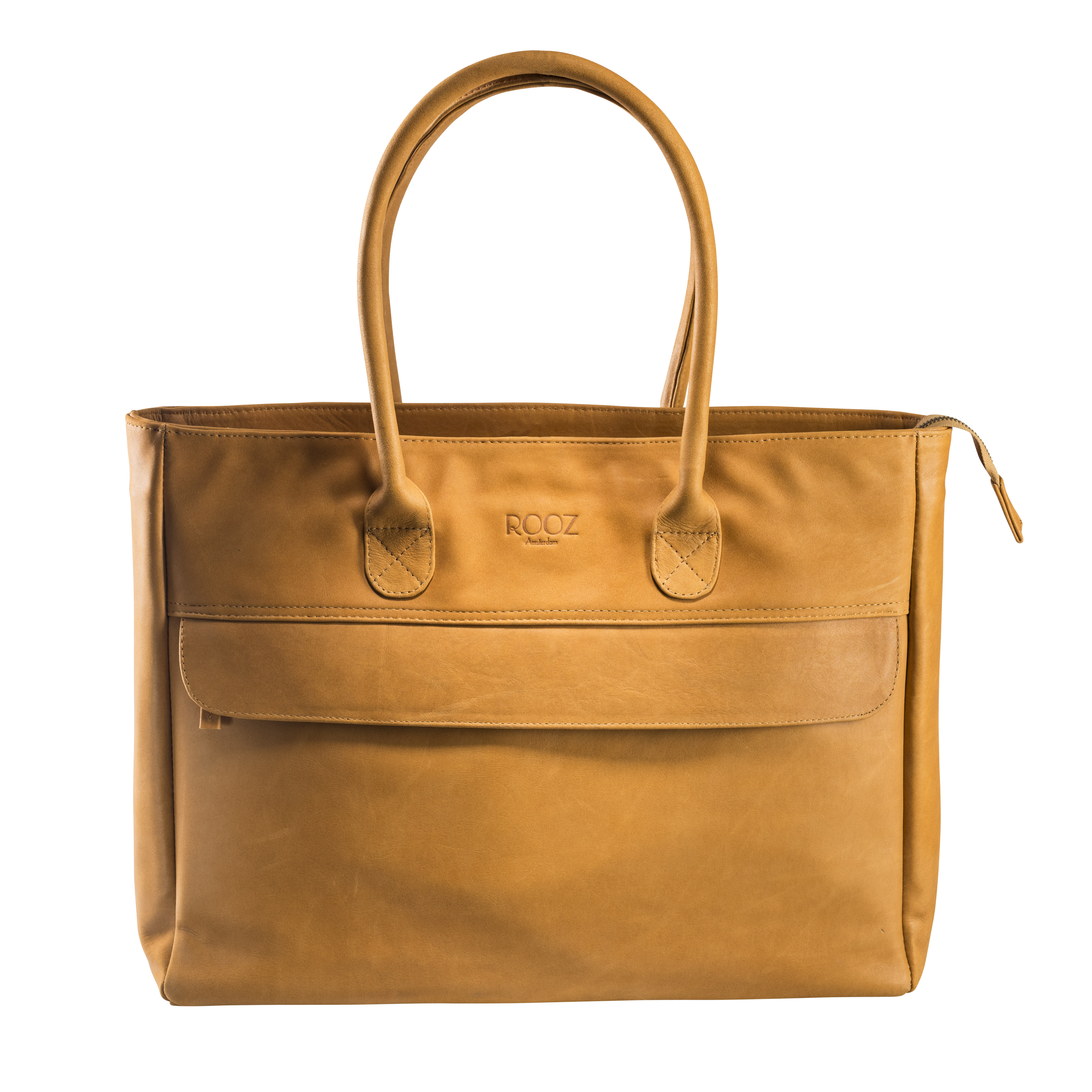 ROOZ Amsterdam PARIS XL leren dames laptoptas